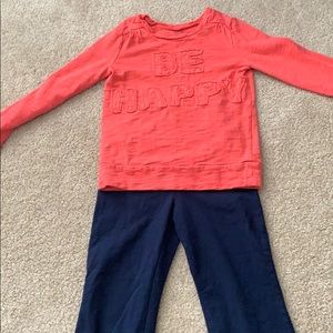 Girly out fit be happy